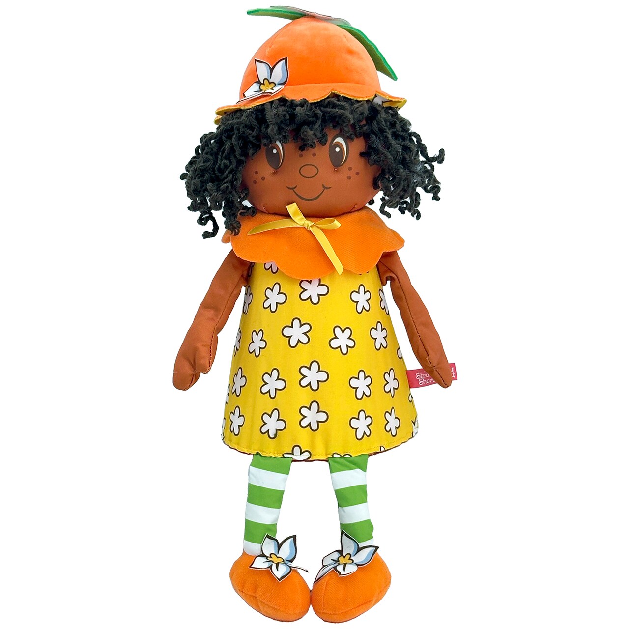 Strawberry Shortcake: Pop 'n' Flip - Orange Blossom - 15" Plush Doll - 2-In-1: Muffin Opens Into A Soft Companion, Play & Cuddle, Kid-Baby-Toddler